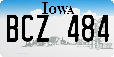 IA license plate BCZ484