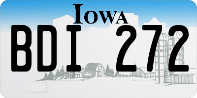 IA license plate BDI272