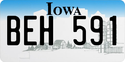 IA license plate BEH591