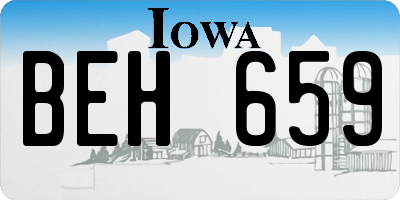 IA license plate BEH659