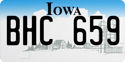 IA license plate BHC659
