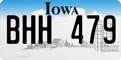 IA license plate BHH479