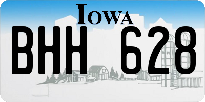 IA license plate BHH628
