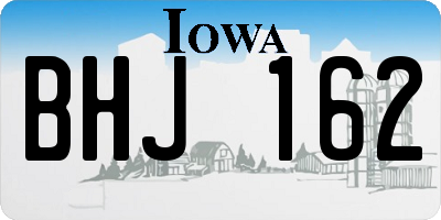 IA license plate BHJ162