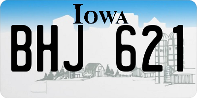 IA license plate BHJ621
