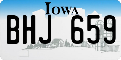 IA license plate BHJ659