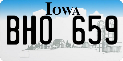 IA license plate BHO659