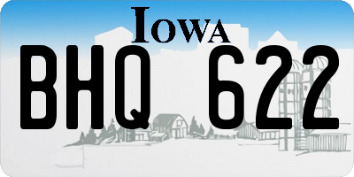 IA license plate BHQ622