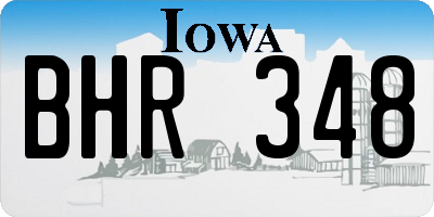 IA license plate BHR348