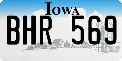 IA license plate BHR569