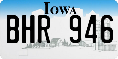 IA license plate BHR946