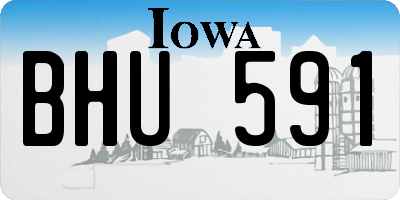 IA license plate BHU591