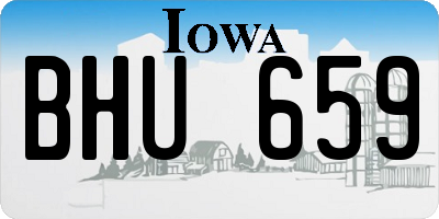 IA license plate BHU659