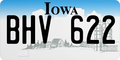 IA license plate BHV622
