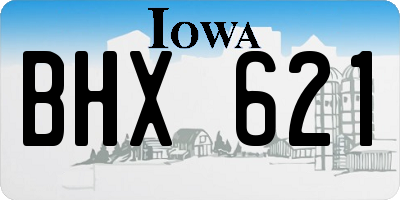 IA license plate BHX621