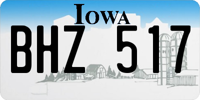IA license plate BHZ517