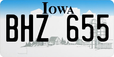 IA license plate BHZ655