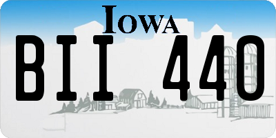 IA license plate BII440