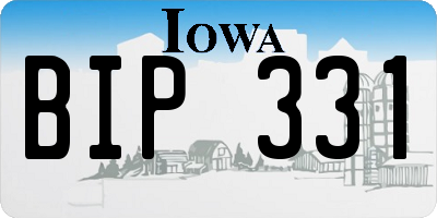 IA license plate BIP331
