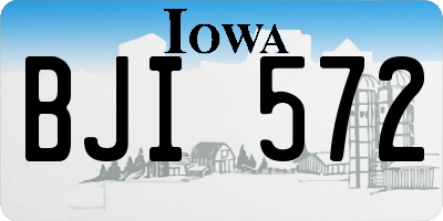 IA license plate BJI572