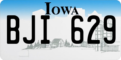 IA license plate BJI629