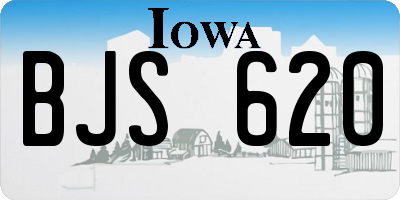 IA license plate BJS620