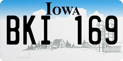 IA license plate BKI169