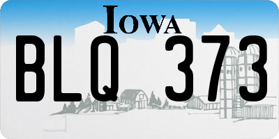 IA license plate BLQ373