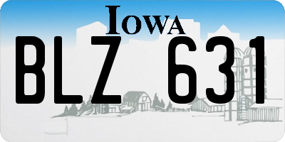 IA license plate BLZ631