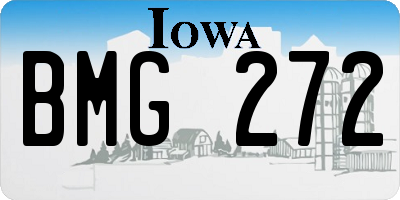 IA license plate BMG272