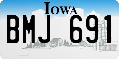 IA license plate BMJ691