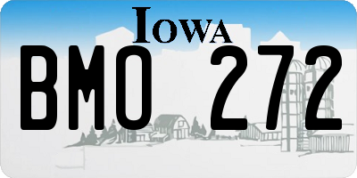 IA license plate BMO272