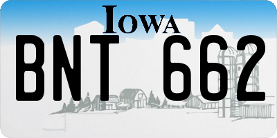 IA license plate BNT662