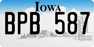 IA license plate BPB587