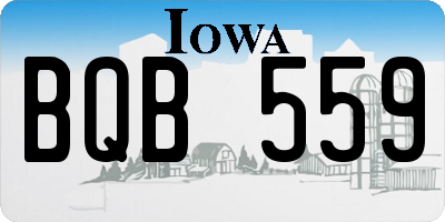 IA license plate BQB559