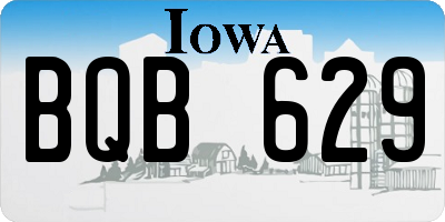 IA license plate BQB629