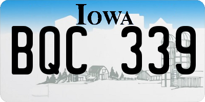 IA license plate BQC339