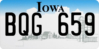 IA license plate BQG659