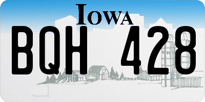 IA license plate BQH428