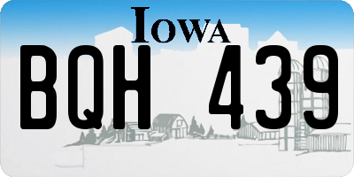IA license plate BQH439