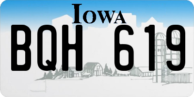 IA license plate BQH619