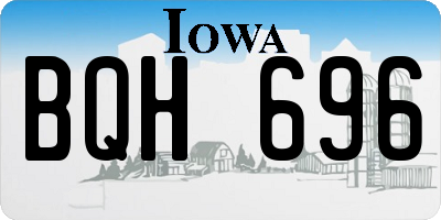 IA license plate BQH696
