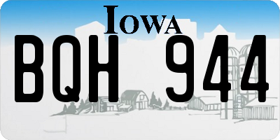 IA license plate BQH944