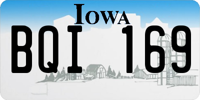 IA license plate BQI169