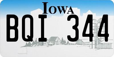 IA license plate BQI344