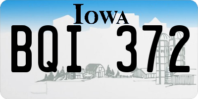 IA license plate BQI372