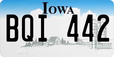 IA license plate BQI442