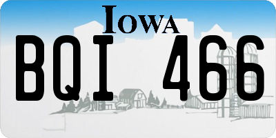 IA license plate BQI466