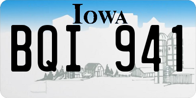 IA license plate BQI941