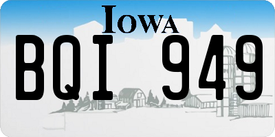 IA license plate BQI949
